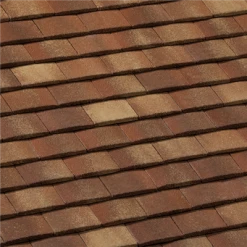 BMI Monier Tuiles Tuile Béton Plate - Vielle France - Vieux Chêne - 27 X 16.5 Cm -Tuile Soldes Magasin 1 5