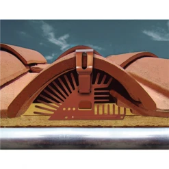 Achard Et Cie Anti-pigeon Obturateur De Tuiles PEGNALU + Clip Amovible Terre Cuite Grille Anti-nuisible -Tuile Soldes Magasin 2 12