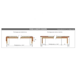 BMI Monier Tuiles Tuile Béton Plate - Vielle France - Vieux Chêne - 27 X 16.5 Cm -Tuile Soldes Magasin 2 7