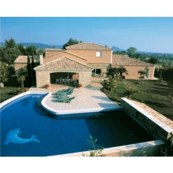 BMI Monier Tuiles Tuile Béton Grand Moule à Fort Galbe - Plein Ciel - Silvacane Littoral - 42 X 33.2 Cm -Tuile Soldes Magasin 4