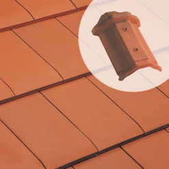 Edilians Tuiles About De Faîtière Losangée à Emboîtement 824