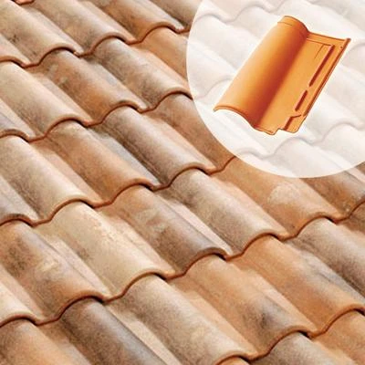 Tuiles Tuile Terre Cuite Romane Évolution Terreal 1RTE Vieilli Languedoc 1 Tuiles Tuile Terre Cuite Romane Évolution Terreal 1RTE Vieilli Languedoc