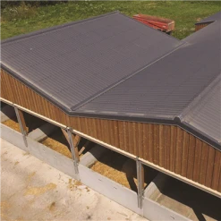 Eternit Plaque De Couverture Plaque Ondulée 5 Ondes En Fibres Ciment - Teinte Naturelle - 0,92 X 1,52M -Tuile Soldes Magasin autrevisuel 733715