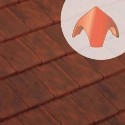 Terreal Tuiles Calotte 1 Faîtière / 2 Arêtiers 462 XL