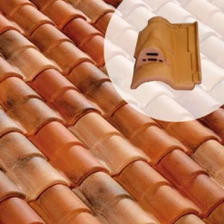 Tegulys Tuiles Tuile Chatière Romane Canal - CH02