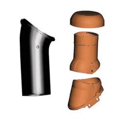 Monier Sortie De Toit Pour Tuiles Minéral Grand Moule - DUROVENT 125 -Tuile Soldes Magasin d125 813501