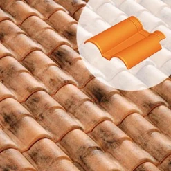 Terreal Tuiles Double Rive 3/4 Pureau Romane Évolution
