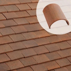 Edilians Tuiles Tuile Faîtière 1/2 Ronde 731