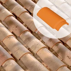 Terreal Tuiles Faîtière/arêtier Cylindrique à Emb. 40 (303XG)