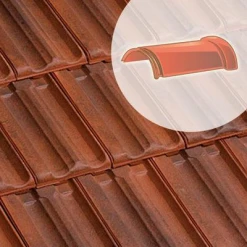 Terreal Tuiles Faîtière Ronde Ventilée à Emboîtement 31XL