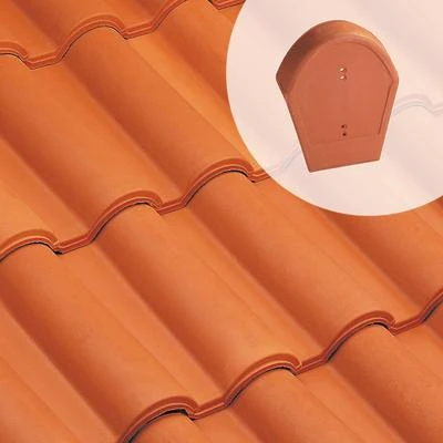 Edilians Tuiles Fronton 90° Grand Modèle P/ Faîtière à Pureau Variable (814) 1 Edilians Tuiles Fronton 90° Grand Modèle P/ Faîtière à Pureau Variable (814)