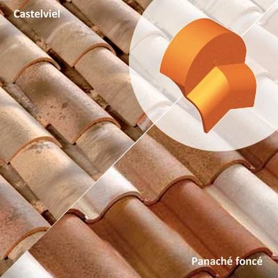 Terreal Tuiles Fronton De Rive Ronde 38XTG 1 Terreal Tuiles Fronton De Rive Ronde 38XTG