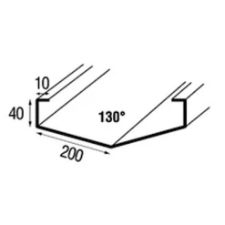 Lahera Noue - Solin Noue à Fixation