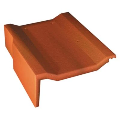 BMI Monier Tuiles Tuile De Rive Universelle Gauche En Béton - Perspective - Noire - 42 X 33.2 X 14.5 Cm 2 BMI Monier Tuiles Tuile De Rive Universelle Gauche En Béton - Perspective - Noire - 42 X 33.2 X 14.5 Cm - Image 2