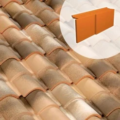 Terreal Tuiles Rive équerre à Ressaut Droite 12RZ