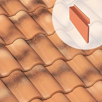 Monier Tuiles Rive à Rabat Gauche GALLO ROMANE (GL031) 1 Monier Tuiles Rive à Rabat Gauche GALLO ROMANE (GL031)