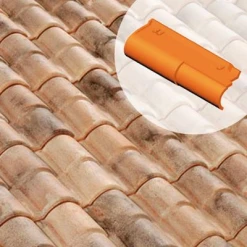 Terreal Tuiles Rive Ronde à Ressaut Gauche 13LC