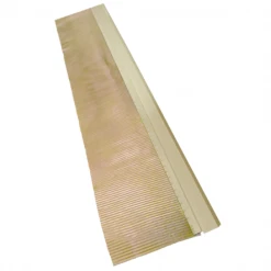 Lahera Noue - Solin Solin à Pli Lahe-Top Alu Avec Porte Solin Beige - Bavette Rouge - Largeur 200 Mm - Longueur 2 M