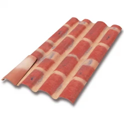 Plaque De Couverture Plaque Ondulée Tuile Canal Eternit Soutuile 230 FR- 1,65M X 0,96M