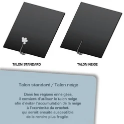 Frenehard Et Michaux Crochets Pour Tuiles Crochet Rev. D'ardoise Anj. Color Inox 17% Talon Neige 8 Mm - Agrafe 20 Mm -Tuile Soldes Magasin talonneige 809535