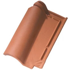 Tuiles Tuile Terre Cuite Romane Sans à Double Emboîtement Réf.110 EDILIANS - Rouge