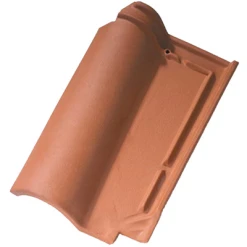 Tuiles Tuile Terre Cuite Romane Sans à Double Emboîtement Réf.110 EDILIANS - Rouge -Tuile Soldes Magasin tuile 20romane 20sans