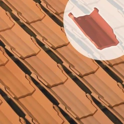 Monier Tuiles Tuile Canal Courant LTS Stop