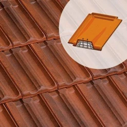 Terreal Tuiles Tuile Chatière + Grille 613XLQ