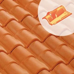 Terreal Tuiles Tuile Chatière Romane Canal