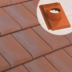 Edilians Tuiles Tuile à Douille Alpha 10 - Diam 150 Mm