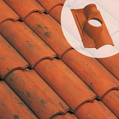 Edilians Tuiles Tuile à Douille Oméga 13 - Diam.120 Mm 1 Edilians Tuiles Tuile à Douille Oméga 13 - Diam.120 Mm