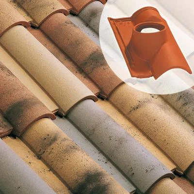 Edilians Tuiles Tuile à Douille Oméga 10 - Diam. 150 Mm 1 Edilians Tuiles Tuile à Douille Oméga 10 - Diam. 150 Mm