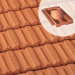 Monier Tuiles Tuile à Douille Marseille - Diam. 120 Mm