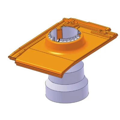 Terreal Tuiles Tuile à Douille Univ.Giverny - Diam.100 Mm 2 Terreal Tuiles Tuile à Douille Univ.Giverny - Diam.100 Mm - Image 2