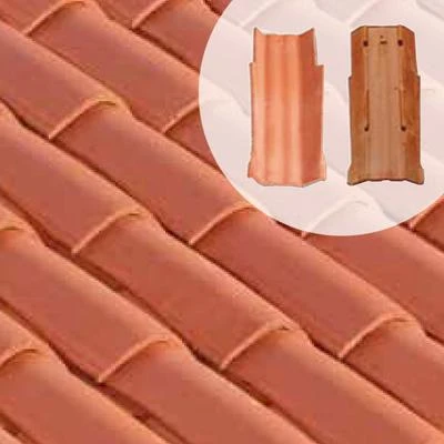 Biobric Tuiles Tuile Canal Terre Cuite Multi'fix Tegula 40 - Rouge 1 Biobric Tuiles Tuile Canal Terre Cuite Multi'fix Tegula 40 - Rouge