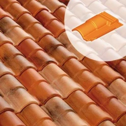 Terreal Tuiles Tuile Sous Faîtière Romane Canal